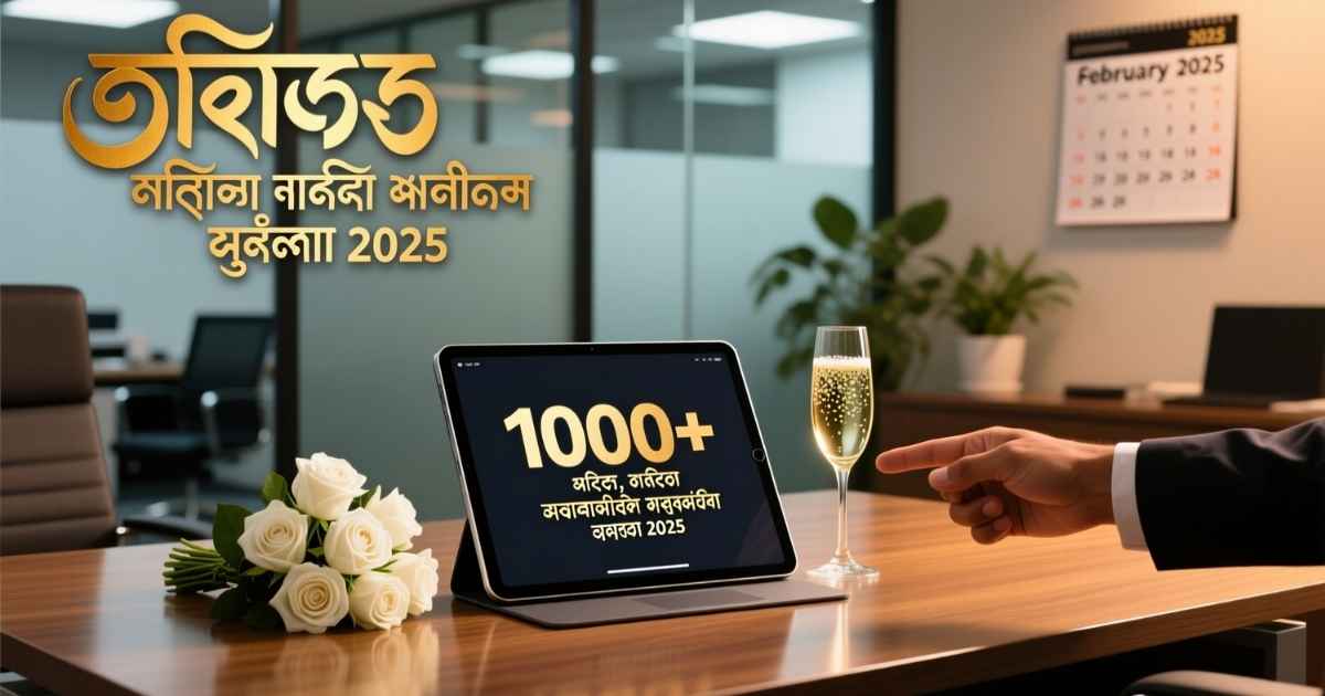 বসের জন্মদিনের শুভেচ্ছা স্ট্যাটাস ২০২৫ – অফিসের স্যারের জন্য শ্রেষ্ঠ জন্মদিনের বার্তা ও ক্যাপশন