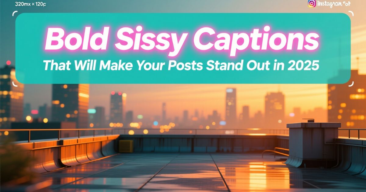 320+ Bold Sissy Captions That Will Make Your Posts Stand Out in 2025