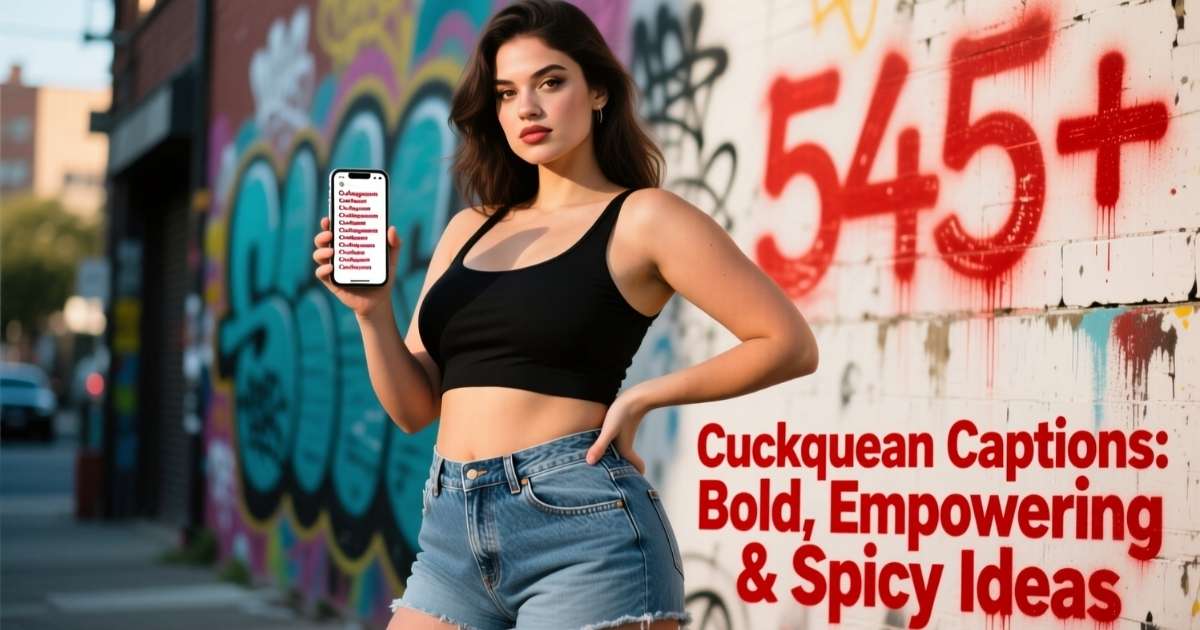 545+ Cuckquean Captions: Bold, Empowering & Spicy Ideas